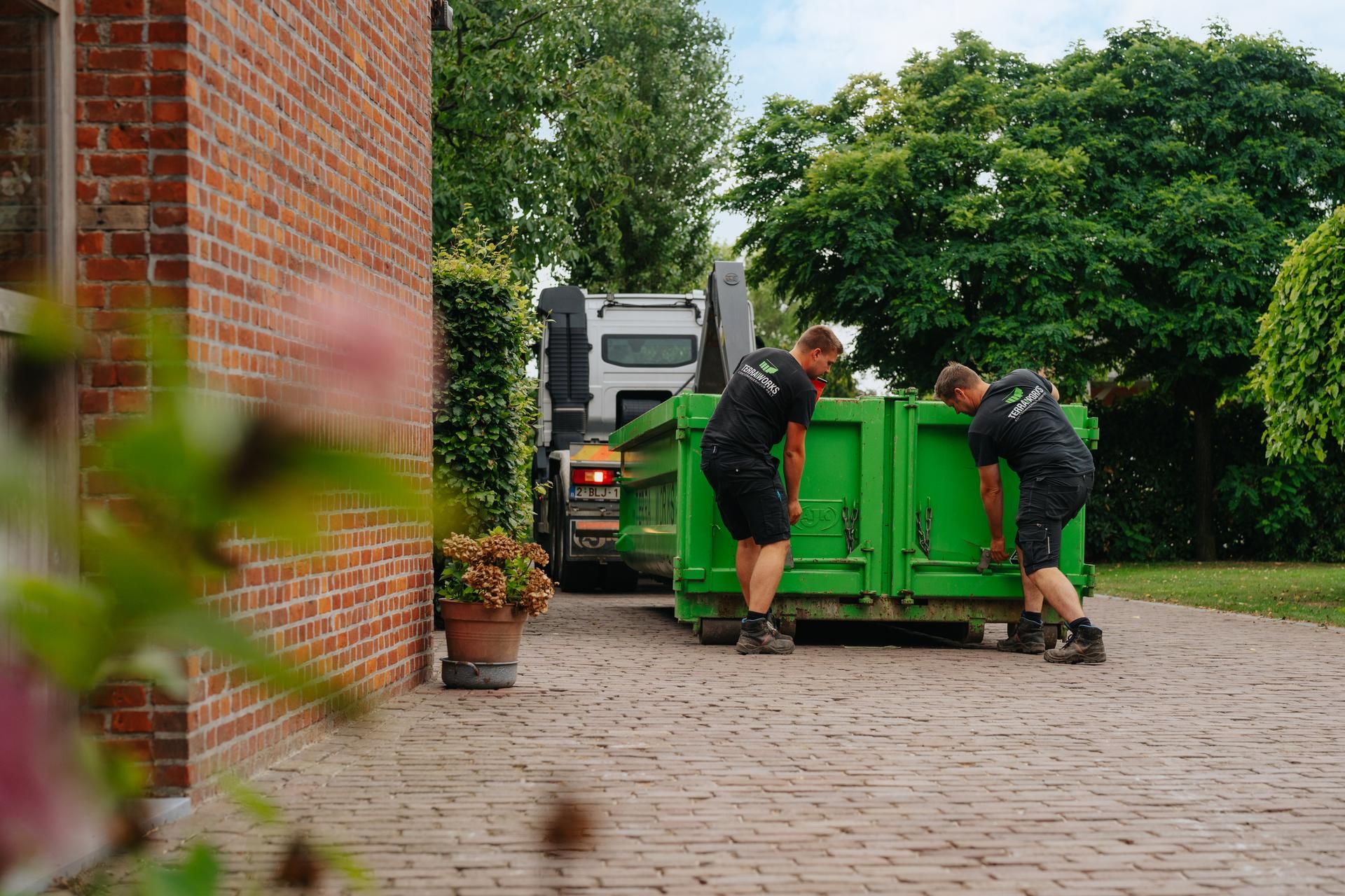 Weekend Levering Containers Terra Works